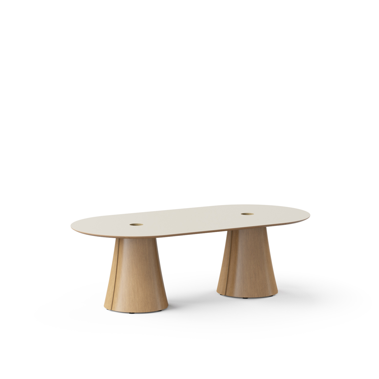 Grote vergadertafel Botany - Afbeelding 5