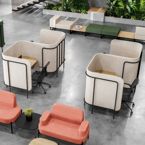 Akoestische duo werkplek Leaf Pod