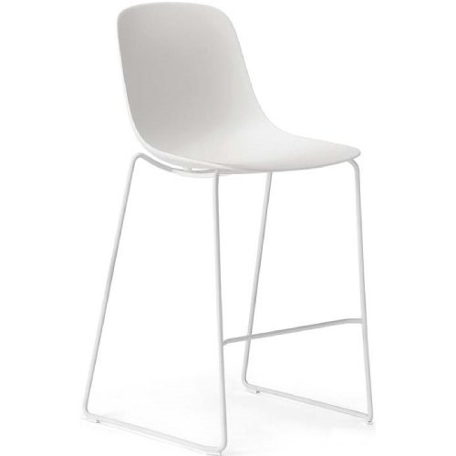 Barkruk Pure Loop Mono wit