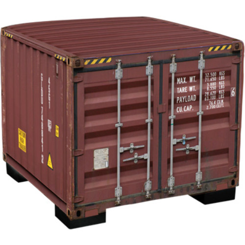 vierkante hocker container outlet