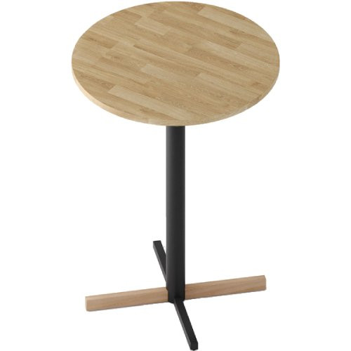 Hoge ronde kolomtafel cross