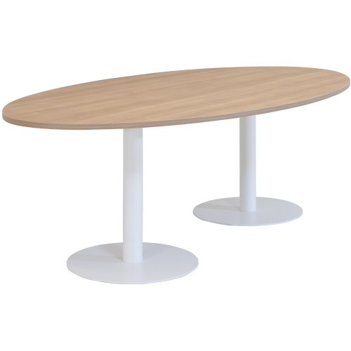 Ovale vergadertafel online 240x100cm