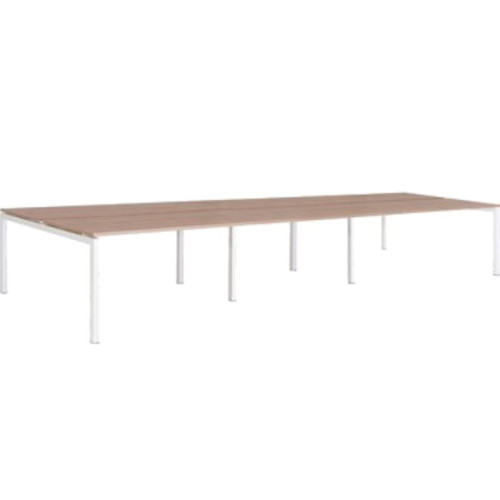 Werkplek bench 6-persoons