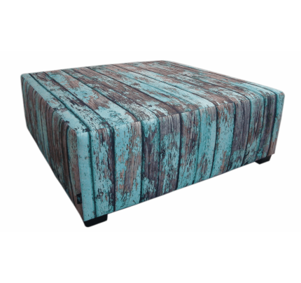 Hocker versleten hout