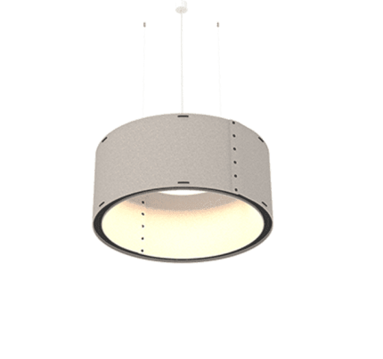 Akoestische hanglamp BuzziTrom van BuzziSpace