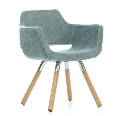 Fauteuil Nano 4-poot Hout