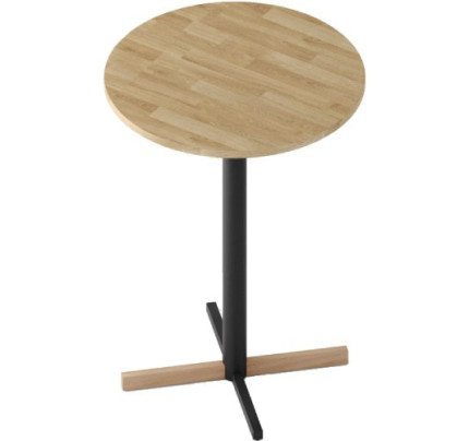 Hoge ronde kolomtafel Cross