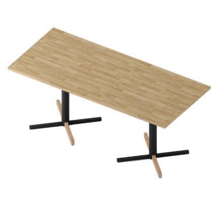 houten kantinetafel cross