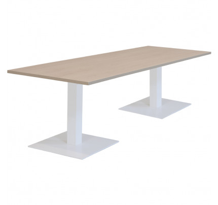 Kolom tafel met 2 vierkante voeten