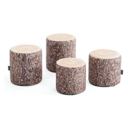 Hocker rond Boomstam