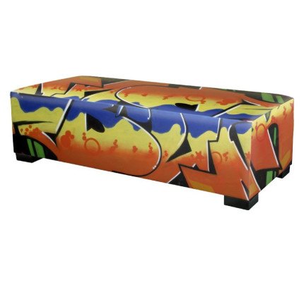 Hocker graffiti print