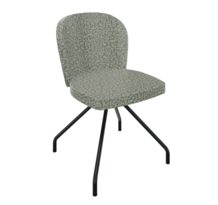 Stoel Rondo spinpoot hoge rug