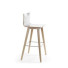 Barkruk Orte Wood Wit