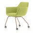 Fauteuil Reto met verrijdbaar 4-pootsframe