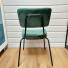 goedkope stoelen veloursstof groen