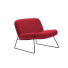 Java Loungestoel Rood