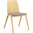 Gestoffeerde houten stoel