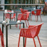 Terrasstoelen rood