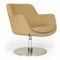 Fauteuil Loïs S - design loungestoel schotelvoet - MV Kantoor