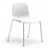 Stoel Mani 4L - witte stapelbare kunststof stoel-mv-kantoor - MV Kantoor