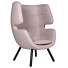 roze loungefauteuil 