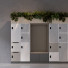 Choice lockers met nis en plantenbak