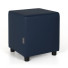 Hocker vierkant blauw