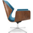 Houten design stoel booi