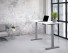 Elektrisch verstelbaar bureau XF3 - Wit - Aluminium 