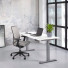 Elektrisch verstelbaar bureau XF3 - Wit - Aluminium