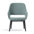 Blauwe luxe fauteuil