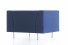 Design loungestoel blauw