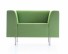Loungestoel modern groen