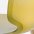 Stevige kunststof zitschaal geel