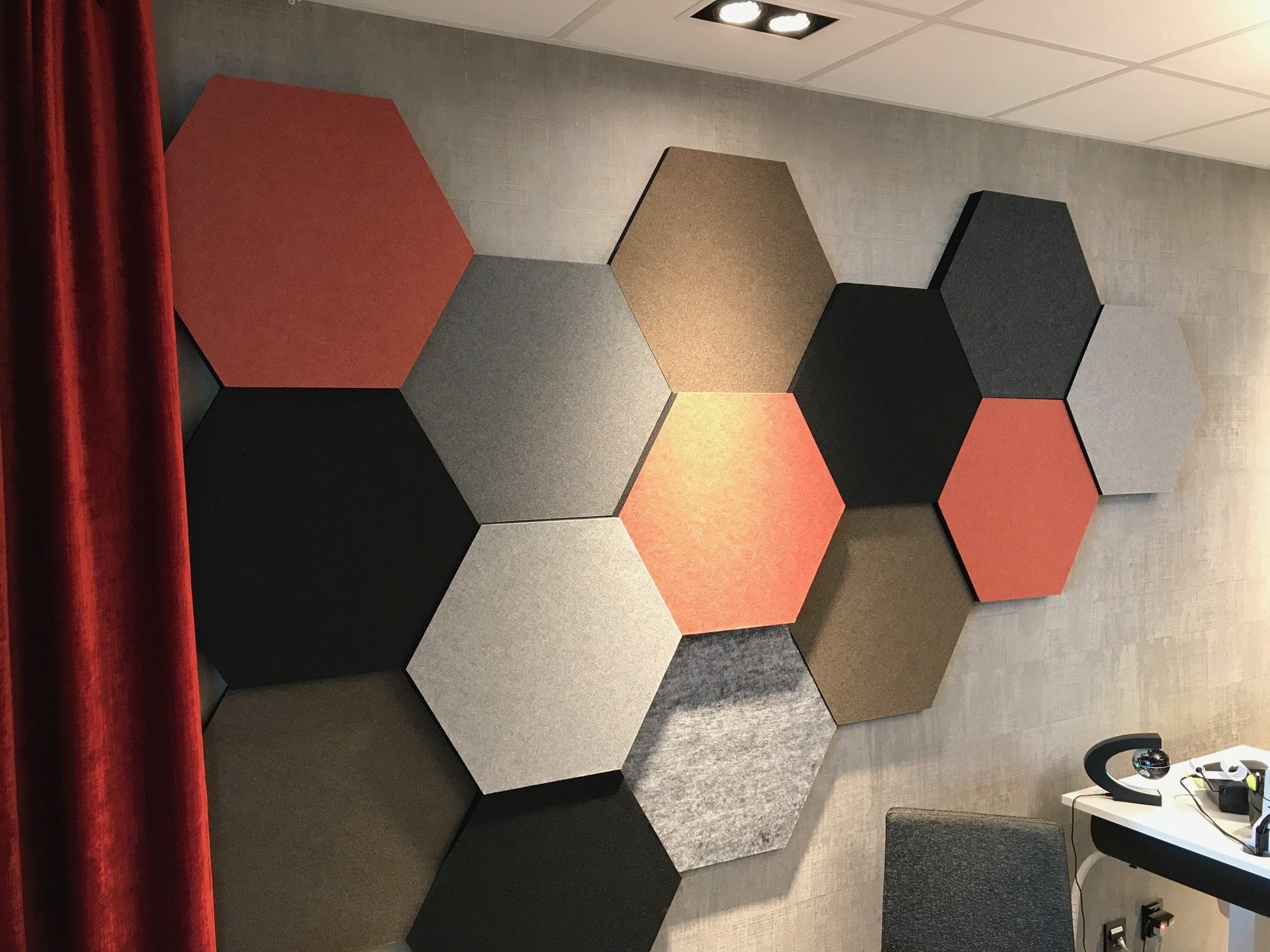 Akoestisch paneel Honey Akoestische wandpanelen MV Kantoor