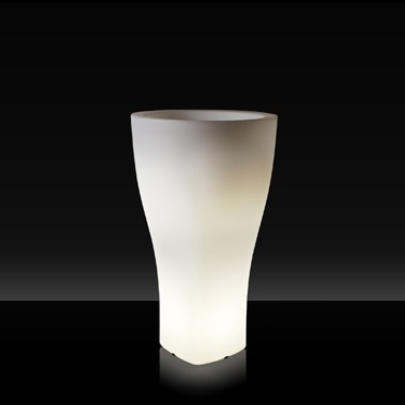 Noodlottig Voor type Crack pot Outlet: Bloempot met licht | Buitenverlichting design | MV Kantoor