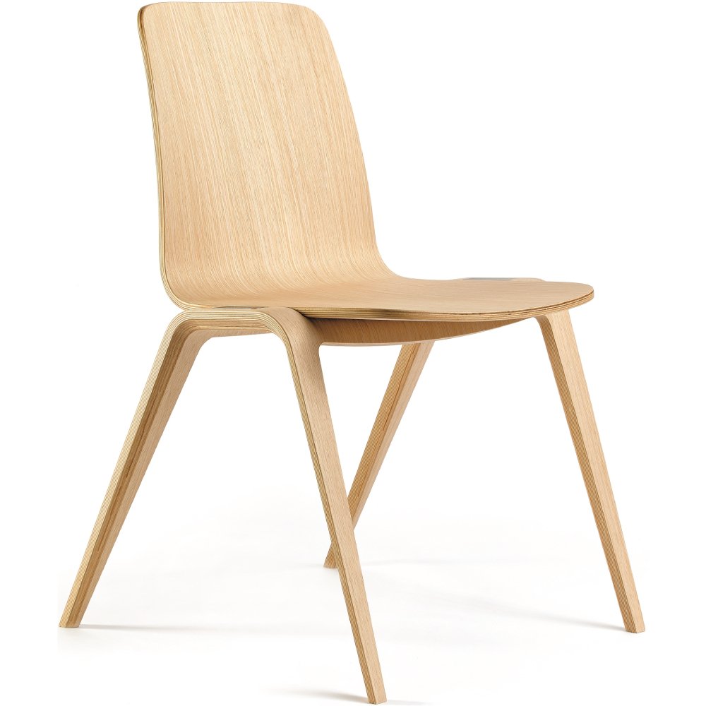 Zuivelproducten innovatie rekruut Houten stoel Woodstock | Kantinestoelen | MV kantoor