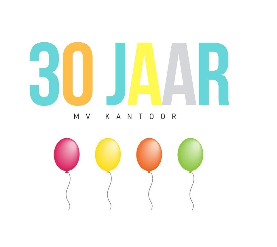 MV Kantoor bestaat 30 jaar: het hele jaar acties!