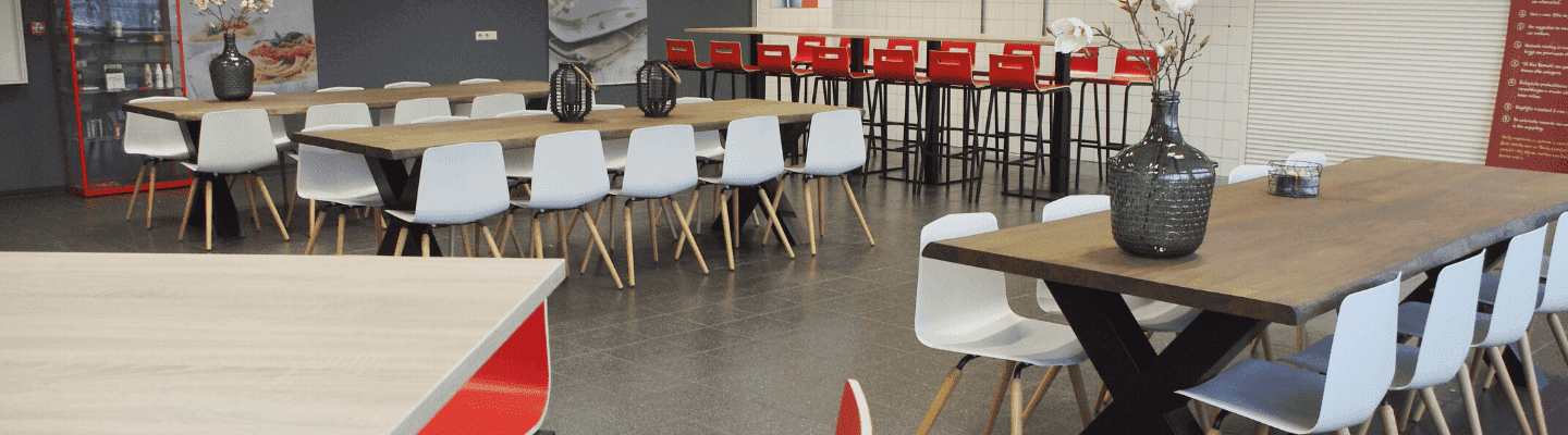 Nieuwe kantine inrichting? Inspiratie voor school-, sport-, of bedrijfskantine inrichting.