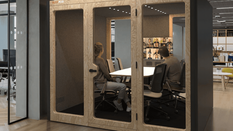 Busypod xl mobiele vergadercabine Busypod xl mobiele vergadercabine
