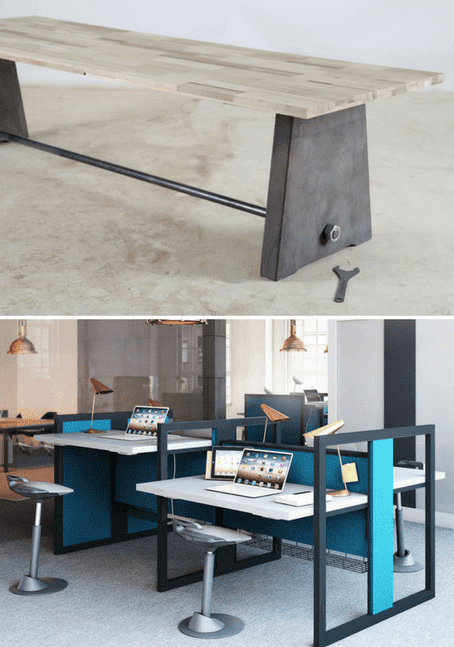 No waste tafel en duurzaam ergonomisch bureau