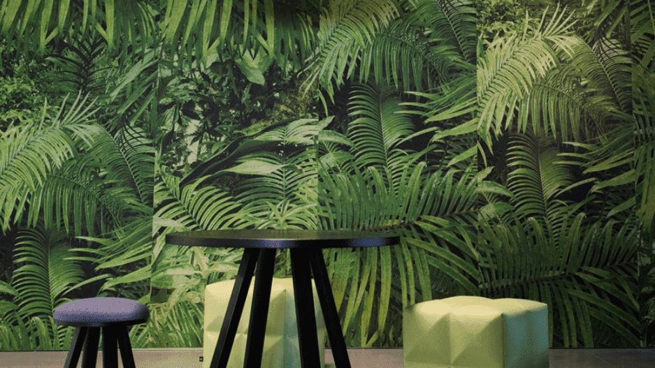 Akoestisch behang met print Akoestisch behang met print
