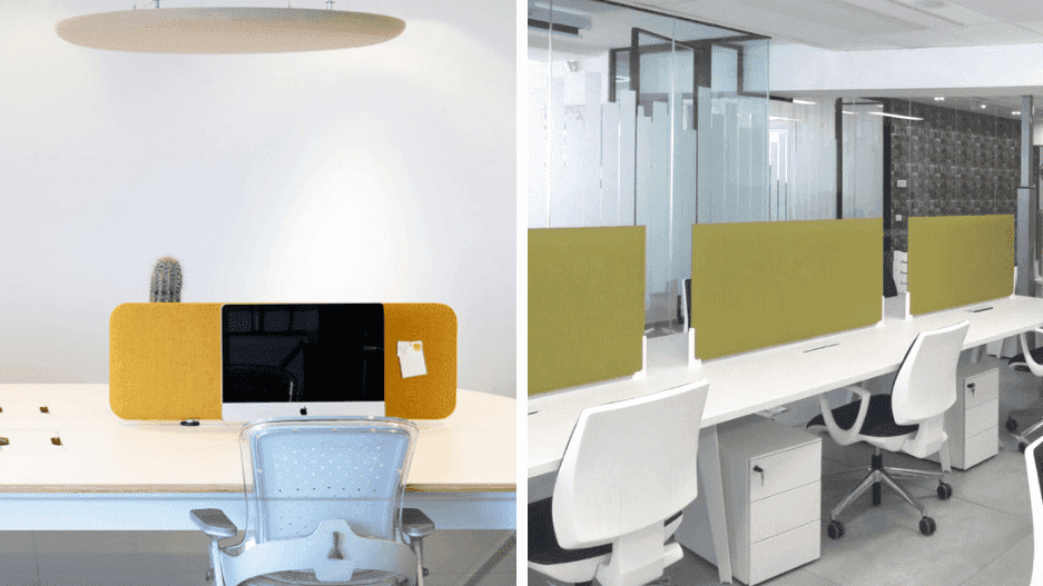 Akoestische opzetpanelen bureau Akoestische opzetpanelen bureau