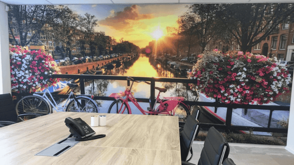 Fotoprint aan muur Fotoprint aan muur