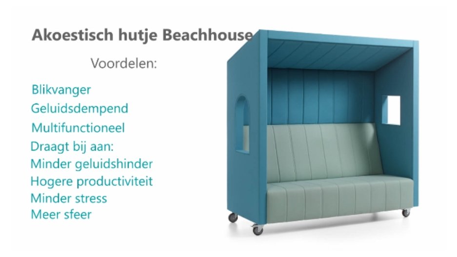 Voordelen akoestiek Voordelen akoestiek
