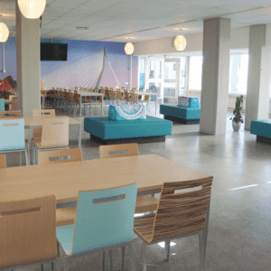 Projectinrichting Rotterdam Avicenna College schoolkantine 